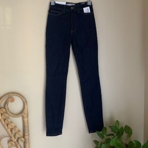 Brand New American Apparel High Waisted Dark Jeans